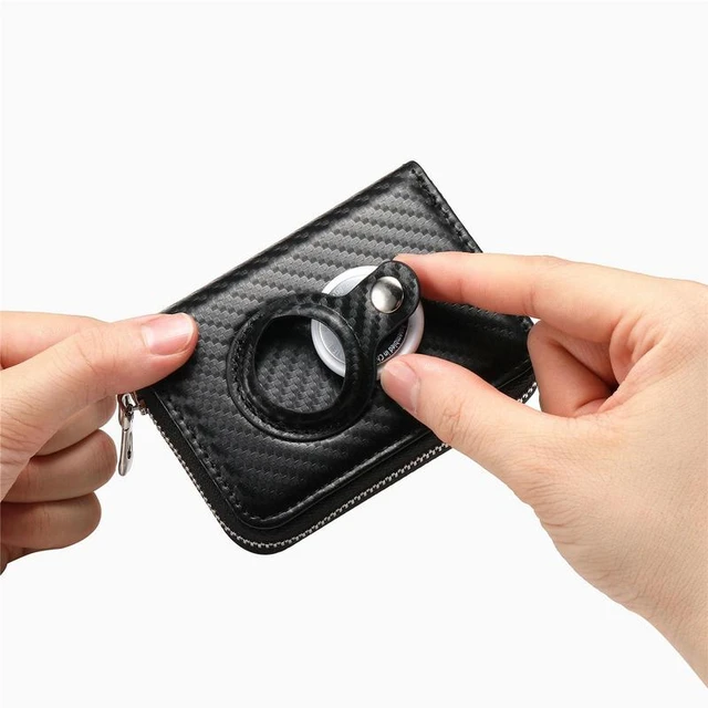 AirTag Wallet Holder Slim Card 2 Pack Thin Air tag Wallet Clip Card Case  Cover for Apple Airtags GPS Tracker Cases Accessories - AliExpress