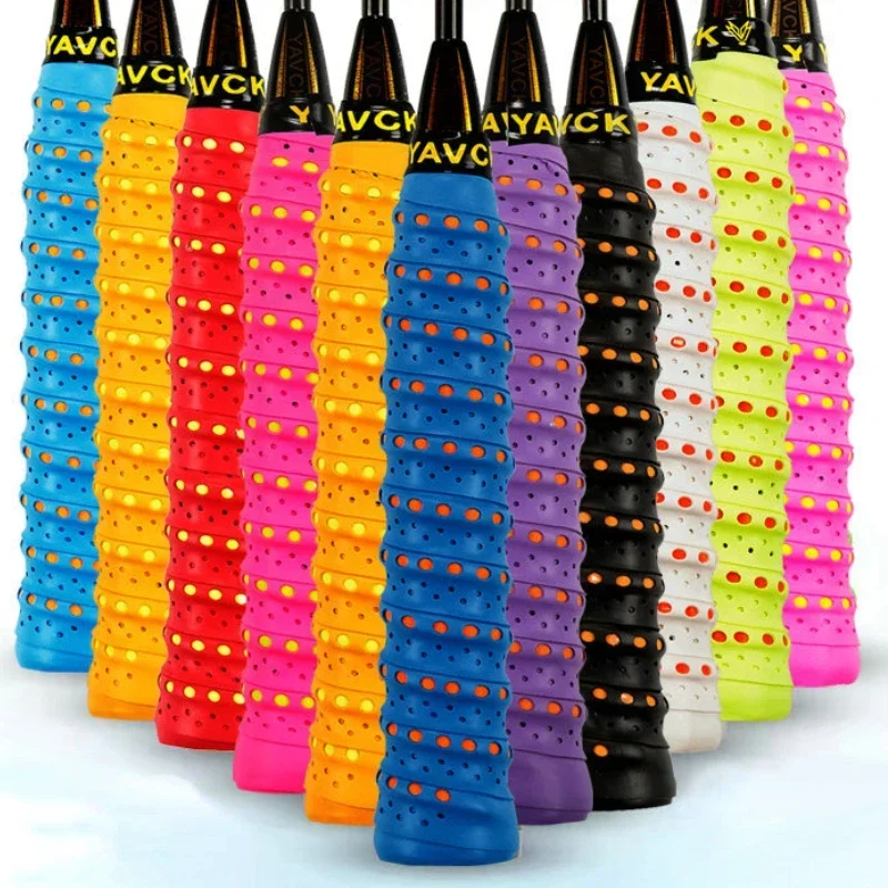 Tennis Overgrip Racket Grip Sticky Overgrip Racket Grip Tape Racket Overgrip Tennis Racket Tape Anti Slip Grip Strap 10 Pcs Anti-slip Sweatband Badminton Grip Tennis Overgrip Sport Tape Windings Over For Fishing Rod Squash Padel Racket