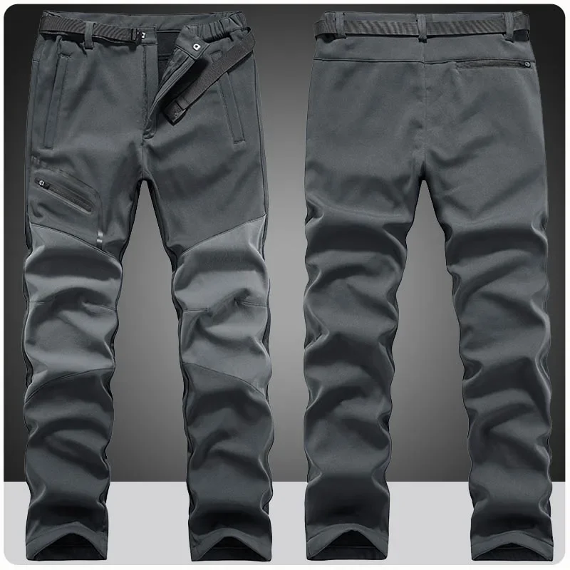 

Men's Hiking Snow Pant Skiing Winter Insulated Fleece lined Outdoor Waterproof Camping Walking Fishing Military Tactical Trouser