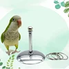 Bird Parrots Interactive Training Toys Intelligence Development Stacking Metal Ring Training Sets Birds Supplies Pet Accessories 3