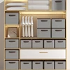 Closet Organizer Jeans Organization Storage Box with Cover Clothes Organization Drawer Organizer Cabinet Pants Storage Organizer 5