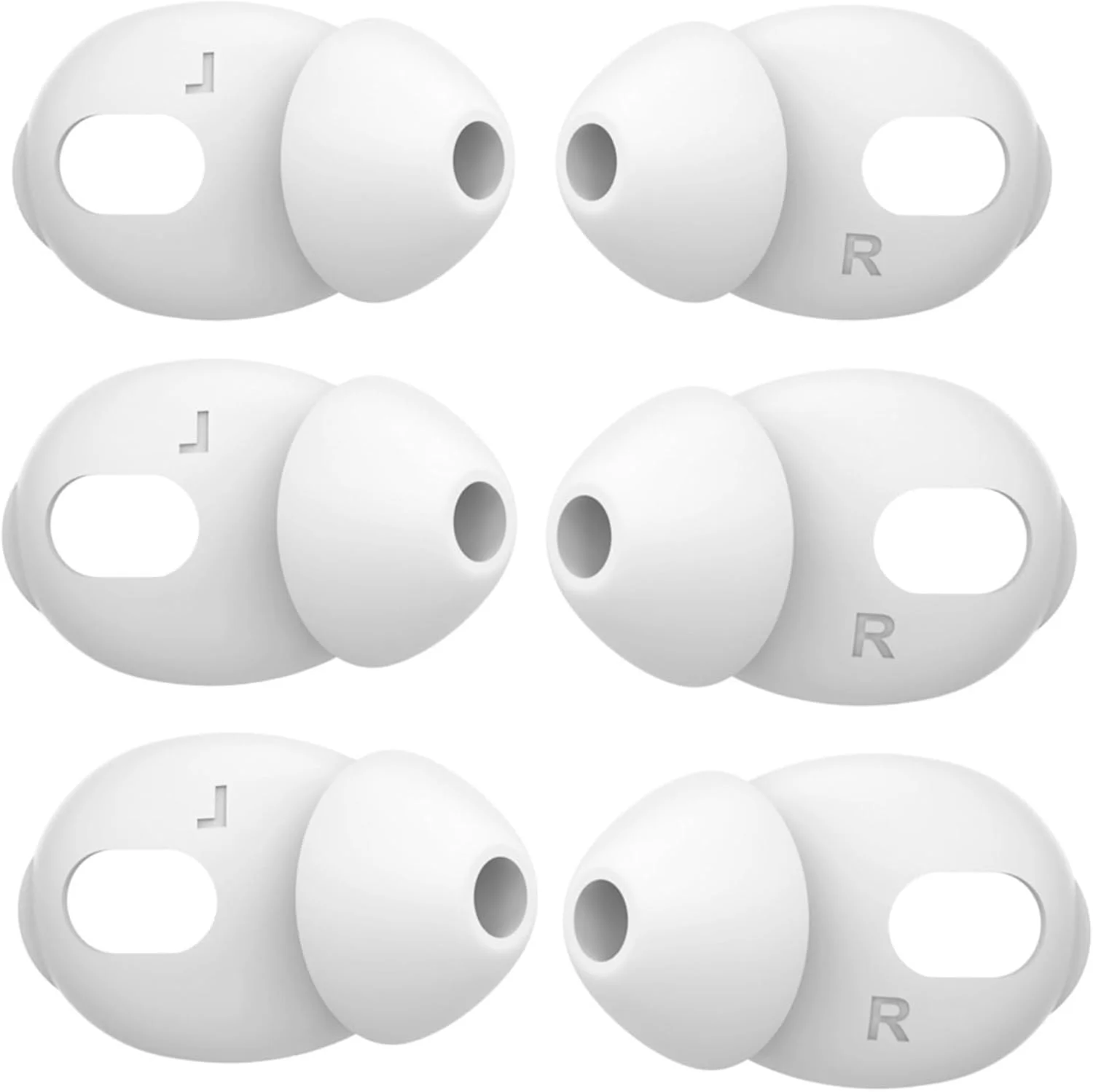 KUTOU 3 Pairs Silicone Ear Tips For Apple AirPods 4th Cover Anti-Slip Eartips For AirPods4 Protective Sleeve With Cleaning Pen