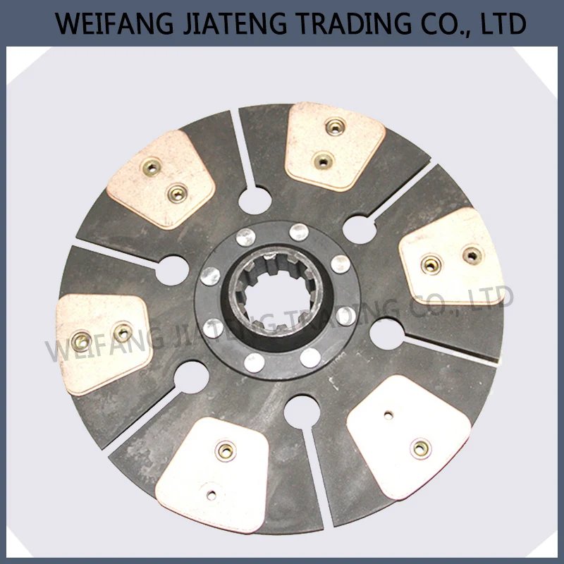 for foton lovol tractor parts 304 clutch assembly pressure plate friction disc For Foton Lovol Tractor Parts TK41101 Clutch Friction Plate Assembly