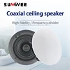 SUMWEE 5.25 Inch 30 Watts Ceiling Speakers Flush Mount Passive Perfect For Office Kitchen Living Room Bathroom 8Ω Speakers 1