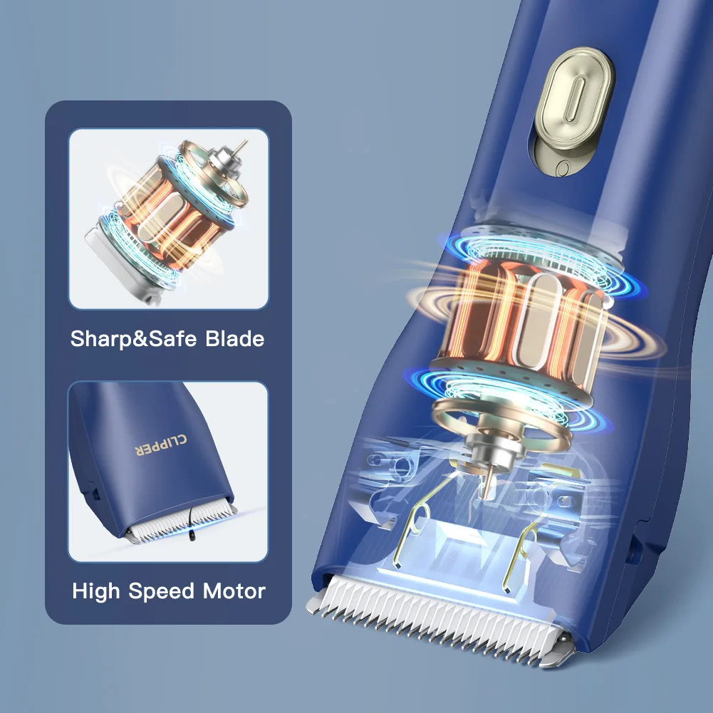 Hair Trimmer Pet Clipper Dog Hair Trimmer Pet Hair Trimmer Dog Clipper Small Dog Hair Clipper Electric Grooming Trimmer for Pets USB Rechargeable Cat Shaver Animals Haircut Machine waterproof
