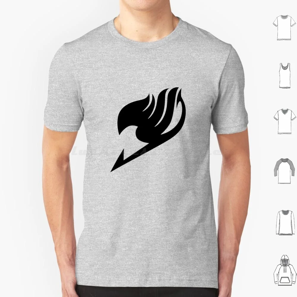 Fairy Tail Logo T Shirt Uomo Donna Bambini 6Xl Fairy Tail Logo Manga Guild Anime Fairy Tail Fairytail Guild Mark Natsu Lucy