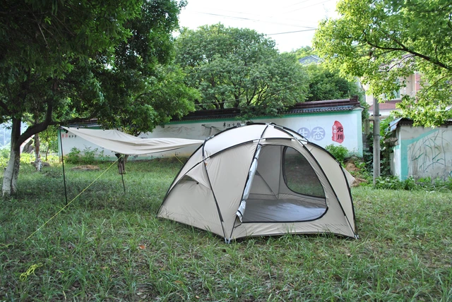 가족과 함께하는 안전한 캠핑을 위한 튼튼한 구조의 텐트