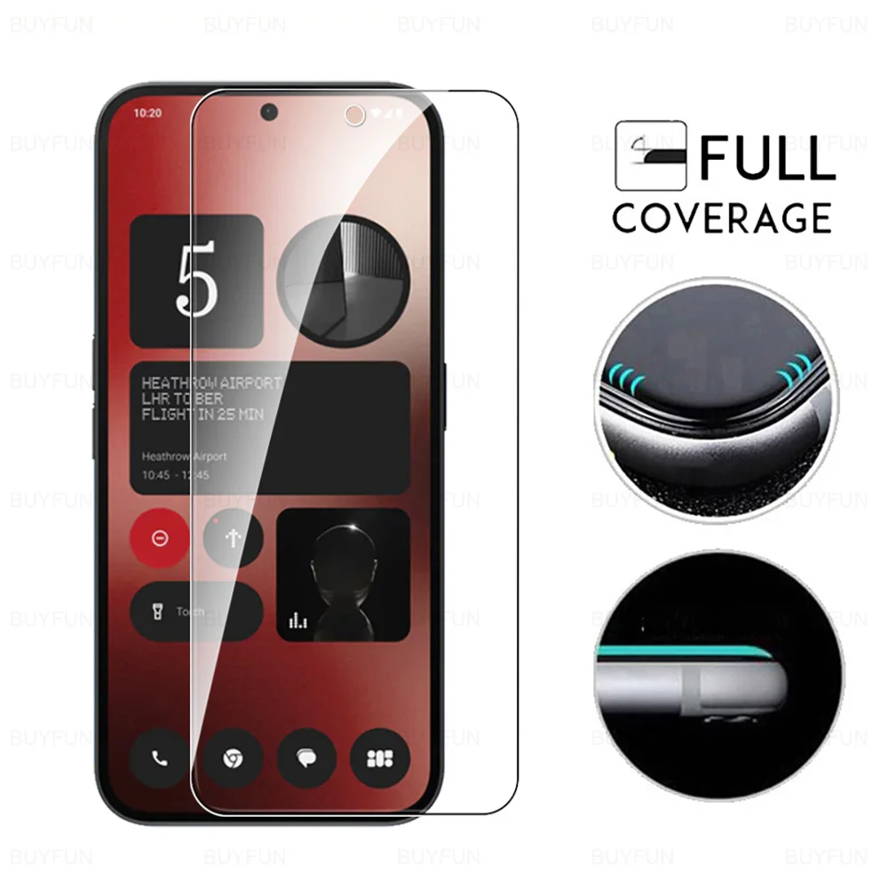 Phone Case Screen Protector Tempered Glass Phone Protector Cover NothingPhone 2a 6in1 For Nothing Phone (2a) 5G HD Camera