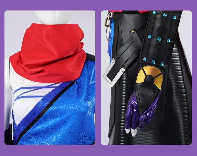 Marvel Rivals: Betsy Braddock (Psylocke) | Blue Cosplay Costume Set 34 Marvel Rivals Psylocke Cosplay Costume for Women (Unofficial)