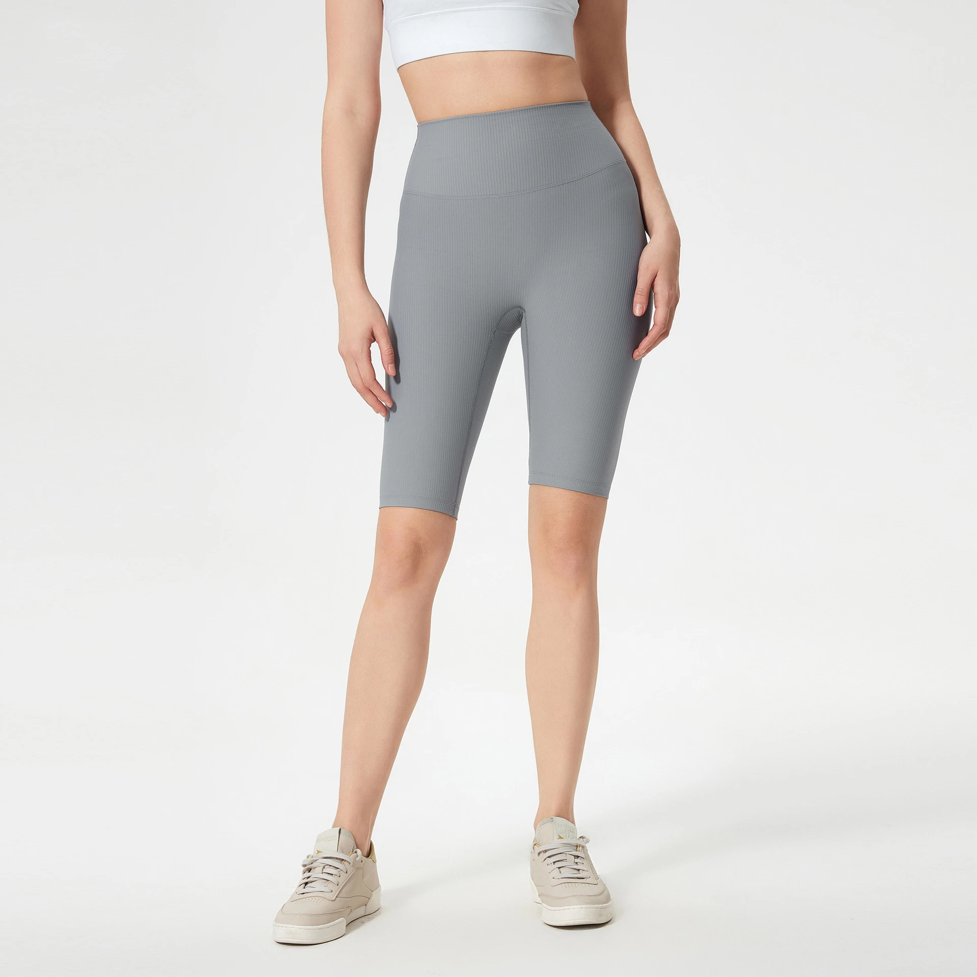 Mermaid Curve Spring and Summer High Waist Belly Tight Yoga Pants Tight Hip Fitness Shorts Outdoor Cycling Shorts for Women