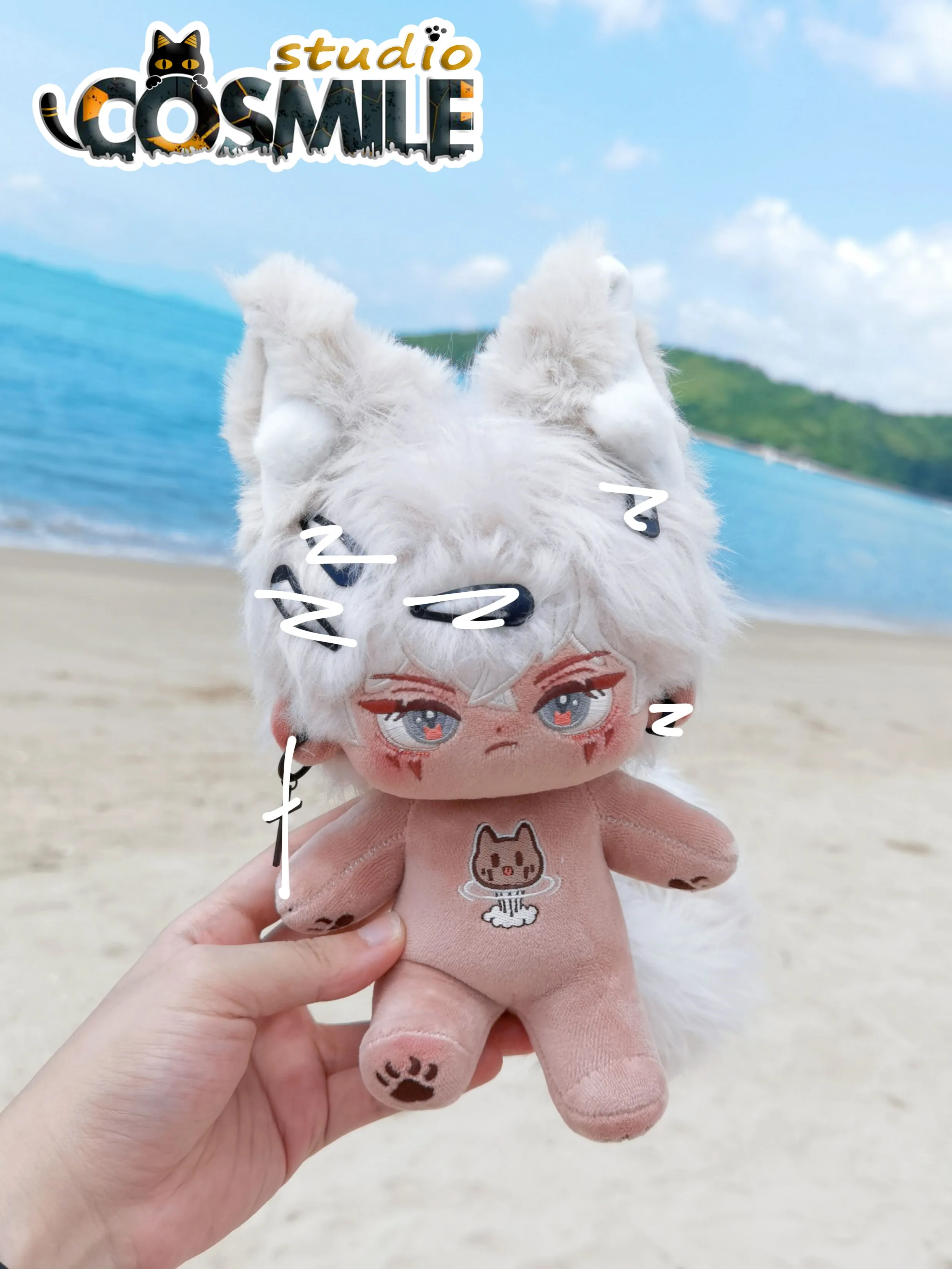 

No attributes Kpop Dog Inu Wolf Boy Alpha Orcs Beng Beast Monster Handsome Guy Stuffed Plushie 20cm Plush Toy Doll Brown Body YM