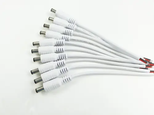 1/5/10 Pcs 5.5x2.1mm DC Male Female Power Plug Cable Wire Jack Adapter Connector for CCTV Single Color 3528 5050 LED Tape Light - Image 7