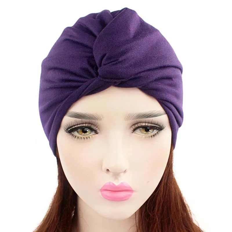 Ženy čelo kříž kroutit turban čepice muslimové hidžáb čepice islámské šátek kapota čelenka turbante čepice musulman hlava zábaly čepice