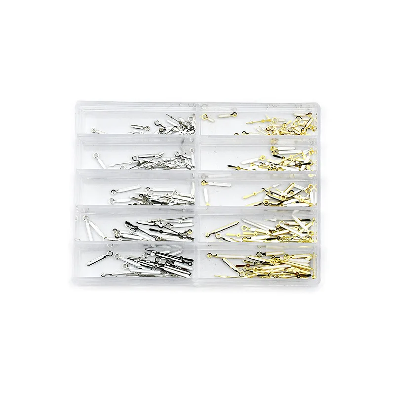 Watch Accessories Alloy Watch Hands Needles Pins Assortment #6 #8 #10 #12 #13 Approx 100Sets for Miyota 2035 Movement watch accessories