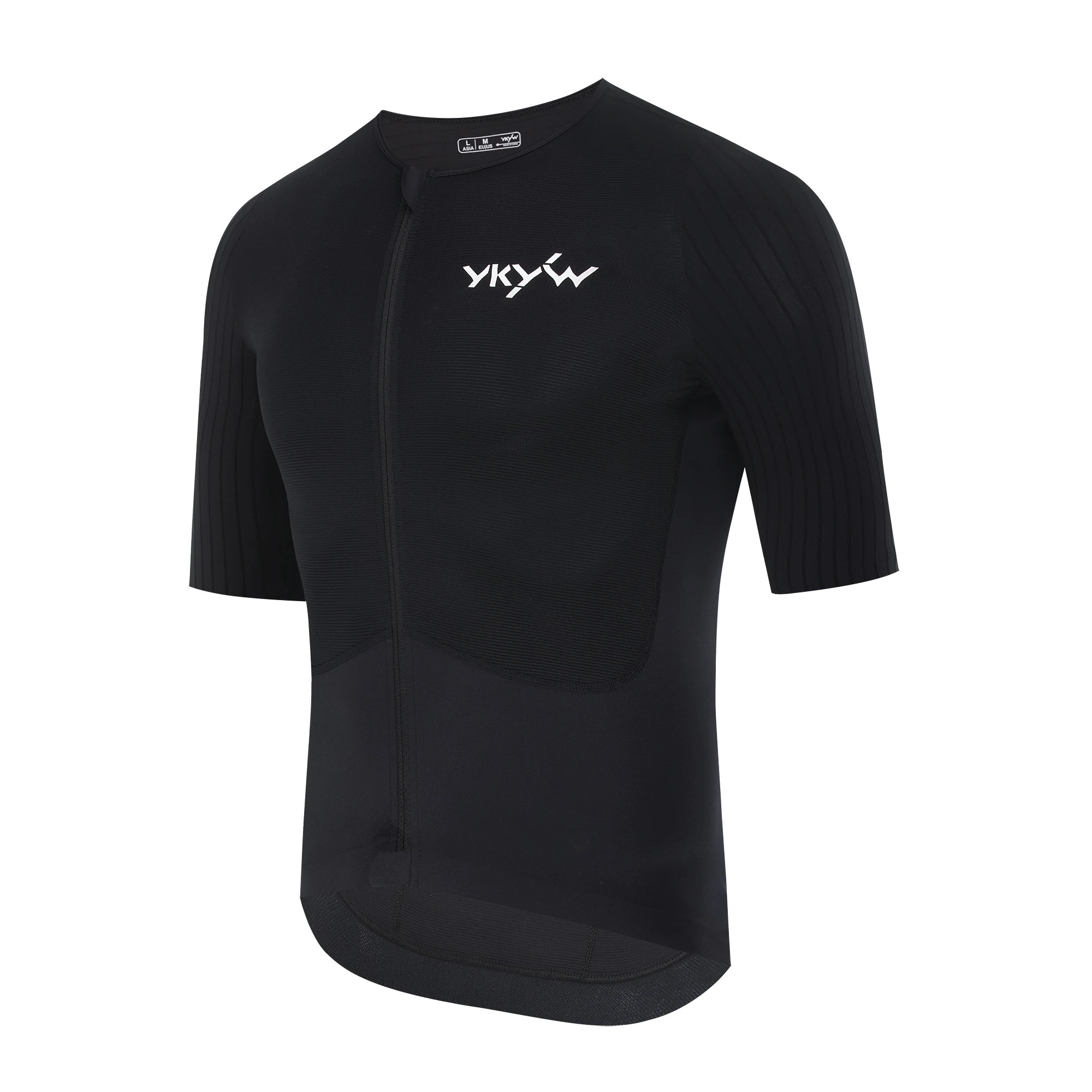 YKYWBIKE 2026 Herren-Radtrikot, leicht, Sommer, kurzärmelig, Fahrradshirt, Renniveau, Aerodynamik-Ärmel, YKK-Fahrradtrikot – Detail 21
