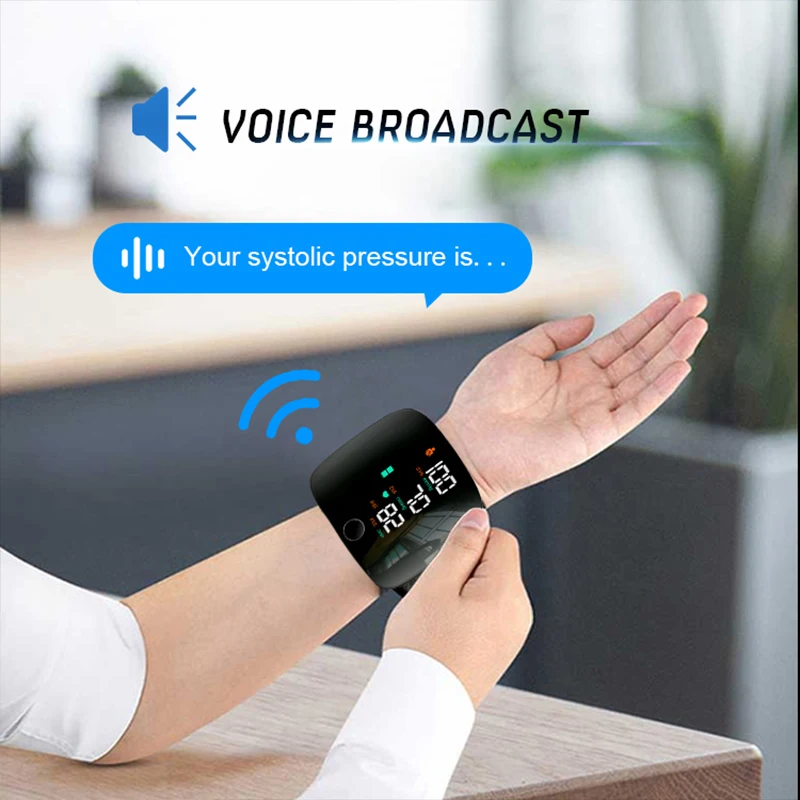Blood Pressure Monitor Rechargeable Medical Tonometer 2 Users Blood Pressure Monitor Arm Cuff Digital Irregular Pulse Heart Rate Automatic Tensiometer