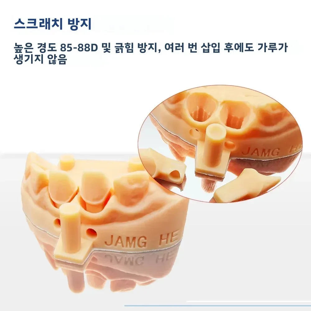 JAMG HE 치과용 3D 프린팅 레진 385-405nm 초저수축 고정밀 교정용 임플란트 복원 모델