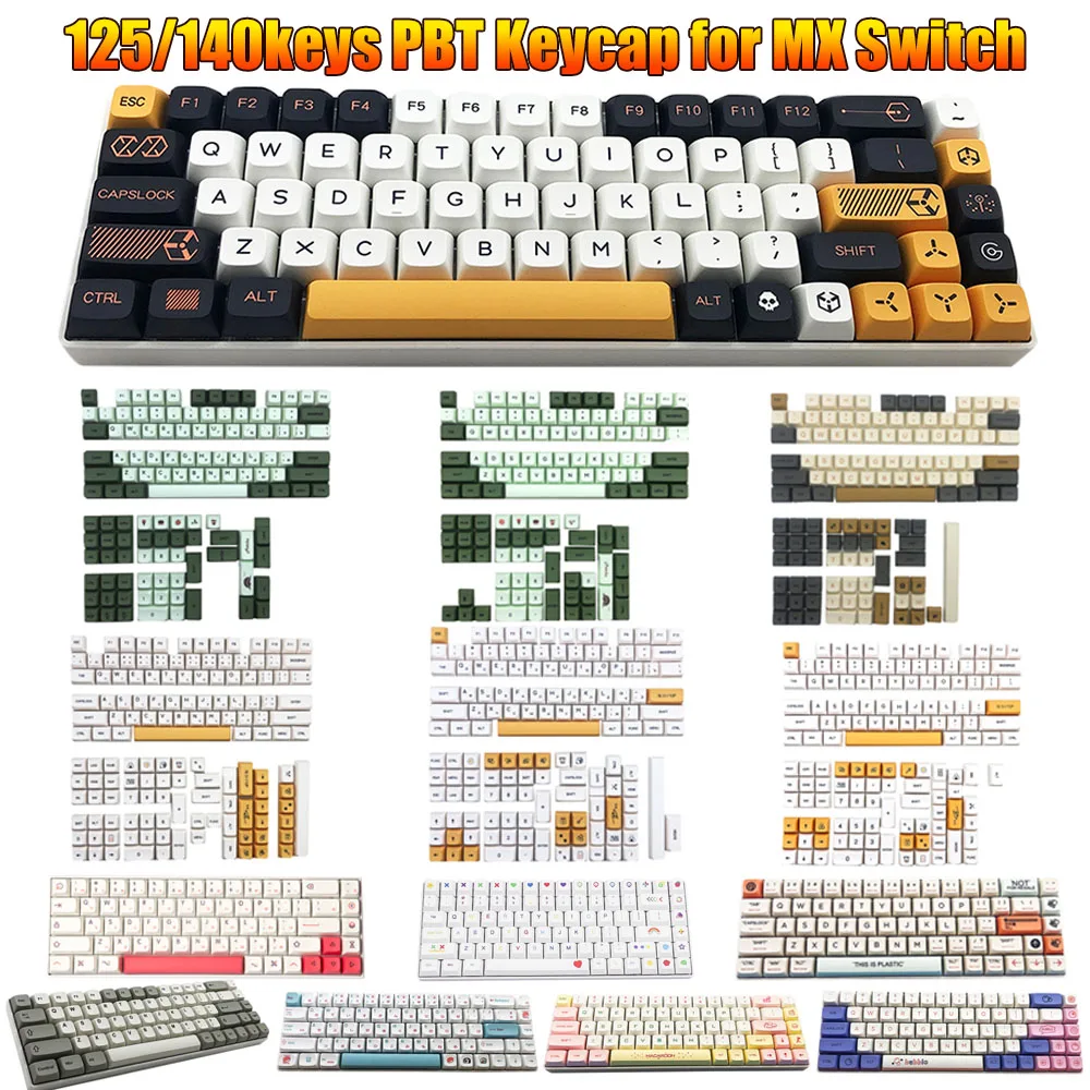 Крышка для клавиш PBT MX Switch 125/140 игровая механическая клавиатура крышка