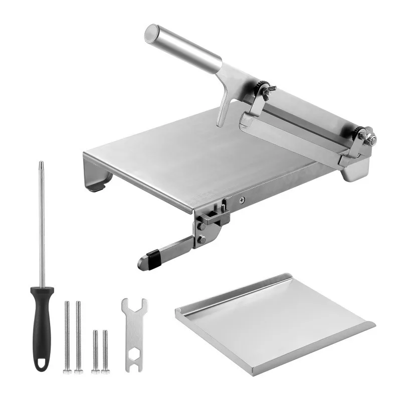 9.5/13.5 Inch Commercial Frozen Meat Slicer Bone Cutting Machine Minced Lamb Bone Meat Cutter Chicken Duck Fish Ribs Lamb Tools