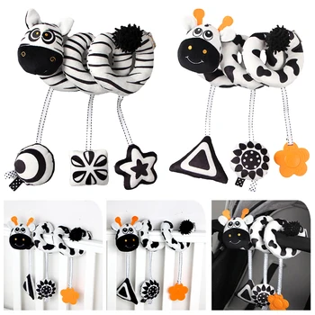 Black & White Spiral Baby Toy 1