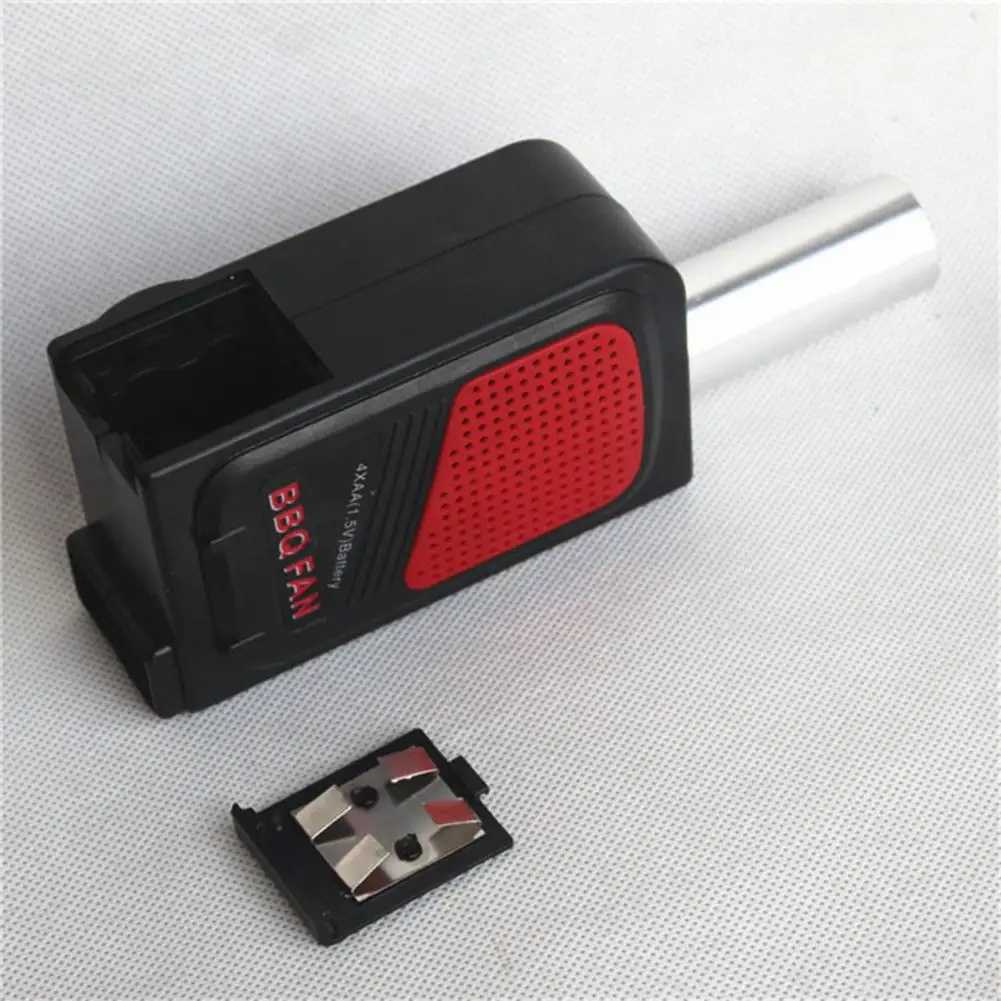 

Useful BBQ Air Blower Comfortable Grip Battery Operated Charcoal Grill Cooking Air Blower Portable Electric BBQ Fan Outdoor