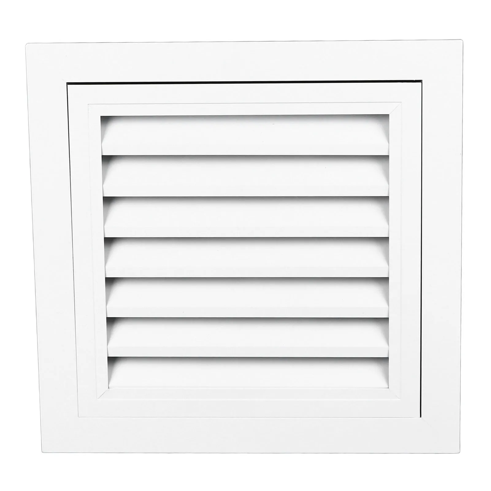 Gable Vent Stable การไหลของอากาศอลูมิเนียม Wall Air Grille 29.5x29.5 ซม.ขนาดด้านใน 35x35 ซม.ขนาดด้านนอกระบายอากาศที่ดีสําหรับสํานักงาน 1
