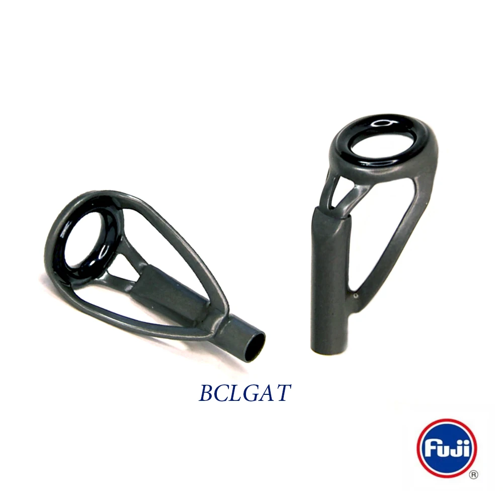 Original Fuji Tip Top Guide 2pcs LG Stainless Steel Frame for Both Light Spinning and Casting Fishing Rods Rings