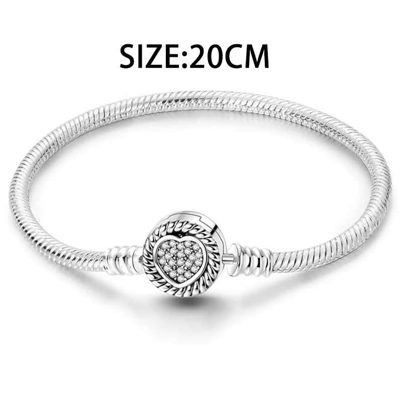 S925 الفضة مطلي عظم الثعبان نمط و مطعمة على شكل قل...