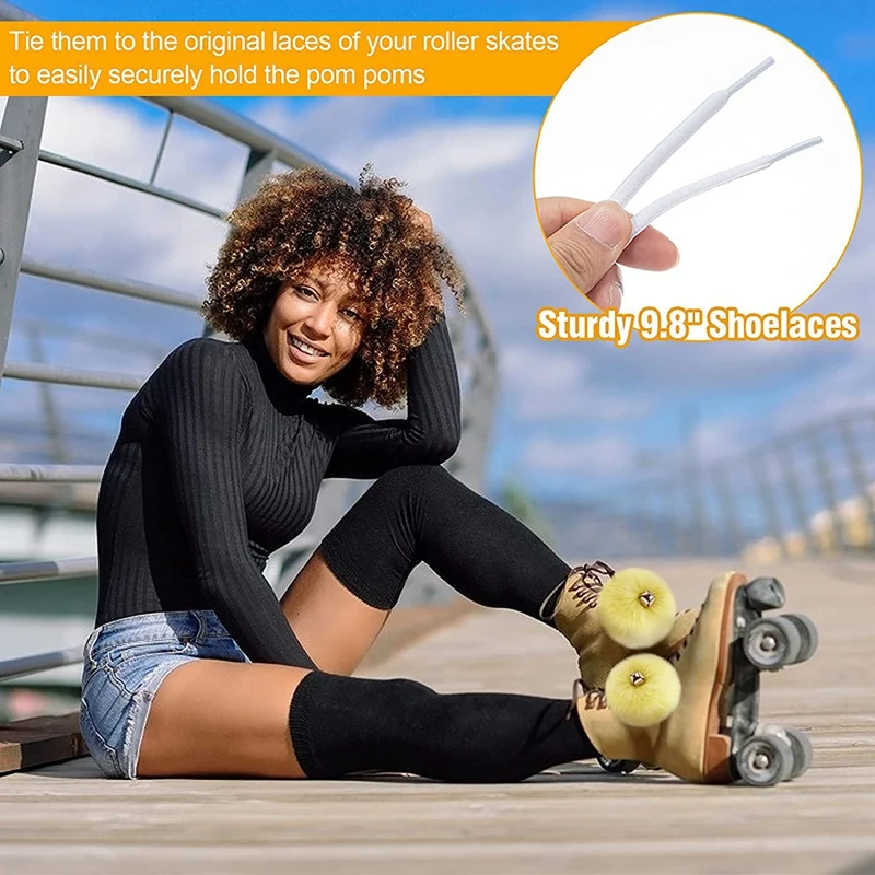 Рисунок 5 - помпоны для роликовых коньков с колокольчиками-3