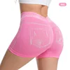 84419-ed754a.jpg Lot de 3 shorts en jean imitation pour femme, pour fitness, course, sport, gym, entraînement, avec effet froncé aux fesses, leggings de yoga sans couture, culottes gainantes