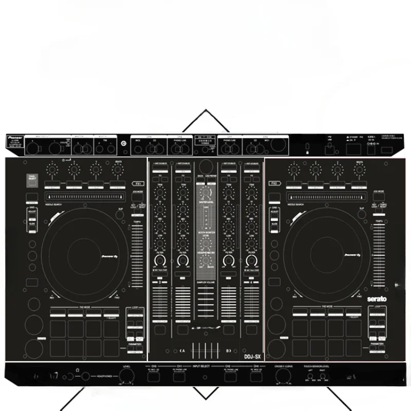 

Sticker DDJ-SX controller digital DJ disc player panel protection sticker black original stock