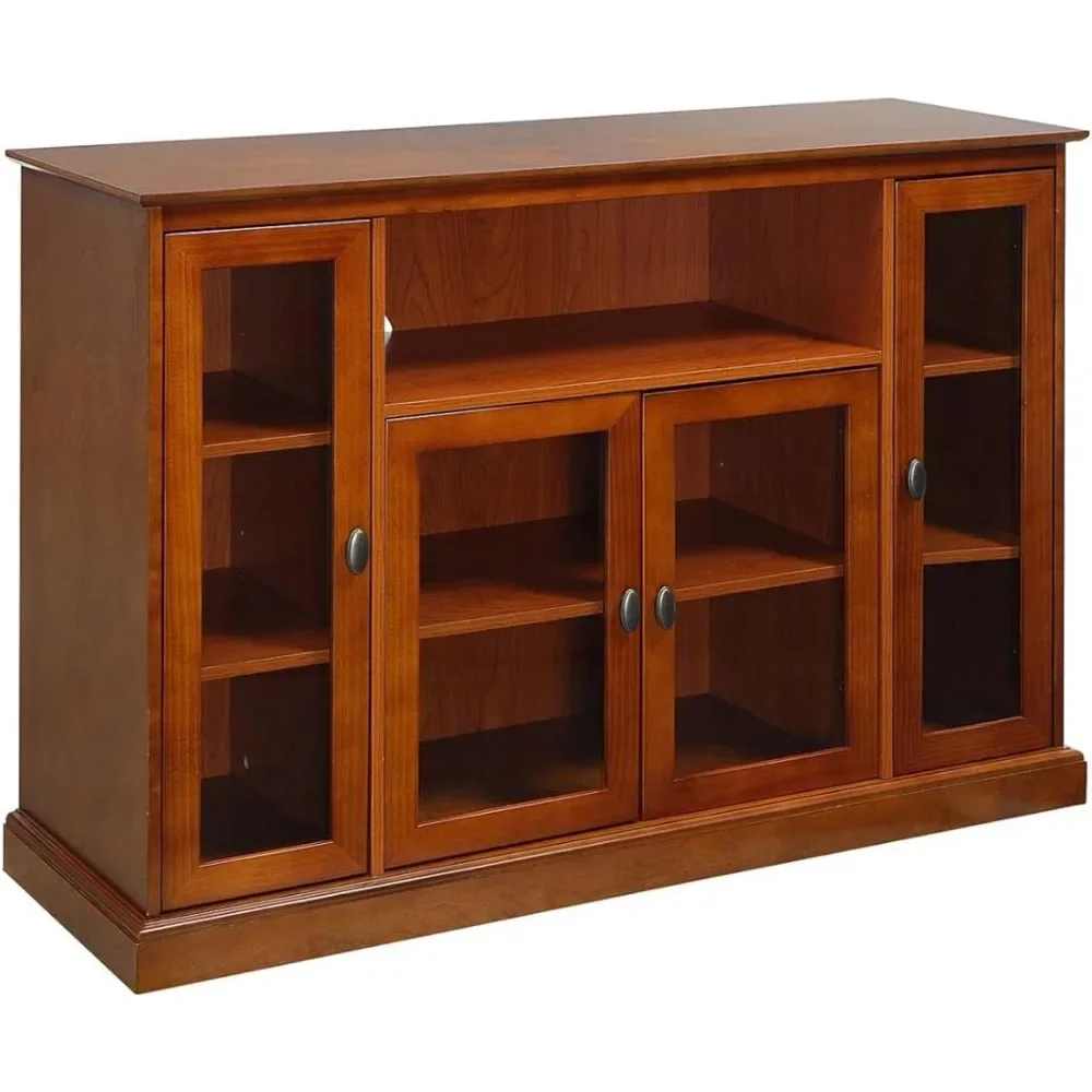 

Convenience Concepts Summit Highboy 60 inch TV Stand with Storage Cabinets and Shelves, Cherry