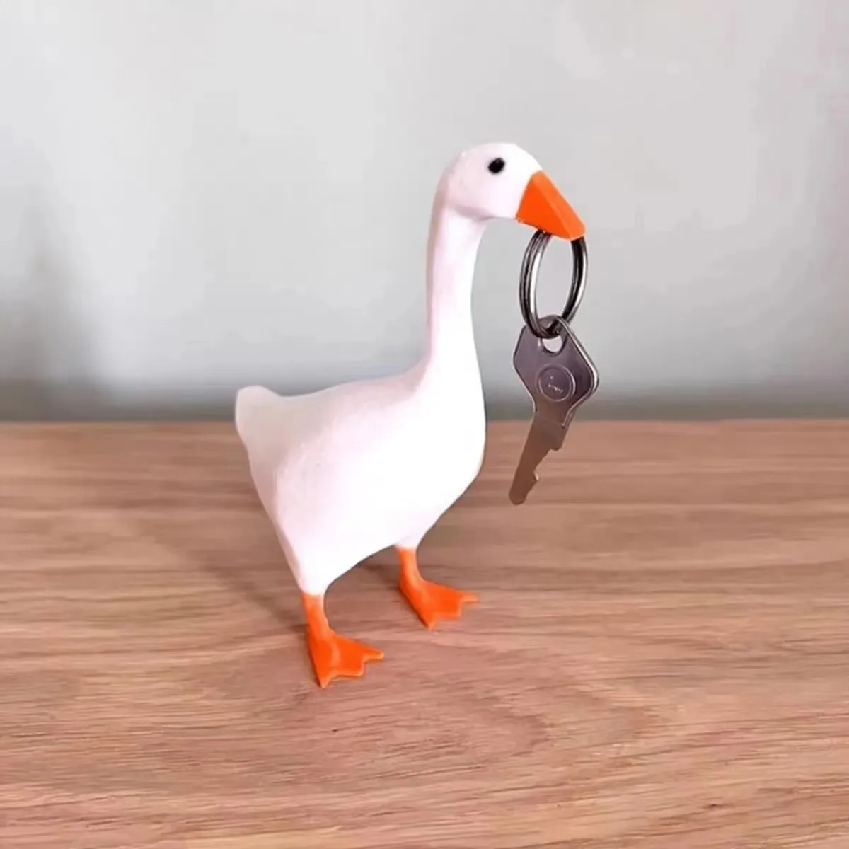 Resin Animal Cute Simulation Magnet Goose Ornaments Desktop Office Accessories Creative Statue Crafts Decor Home Birthday Gift