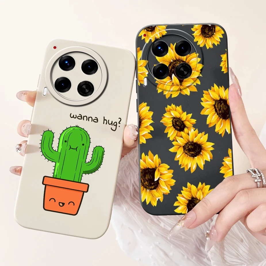 Stylish Sunflower Soft TPU Phone Case