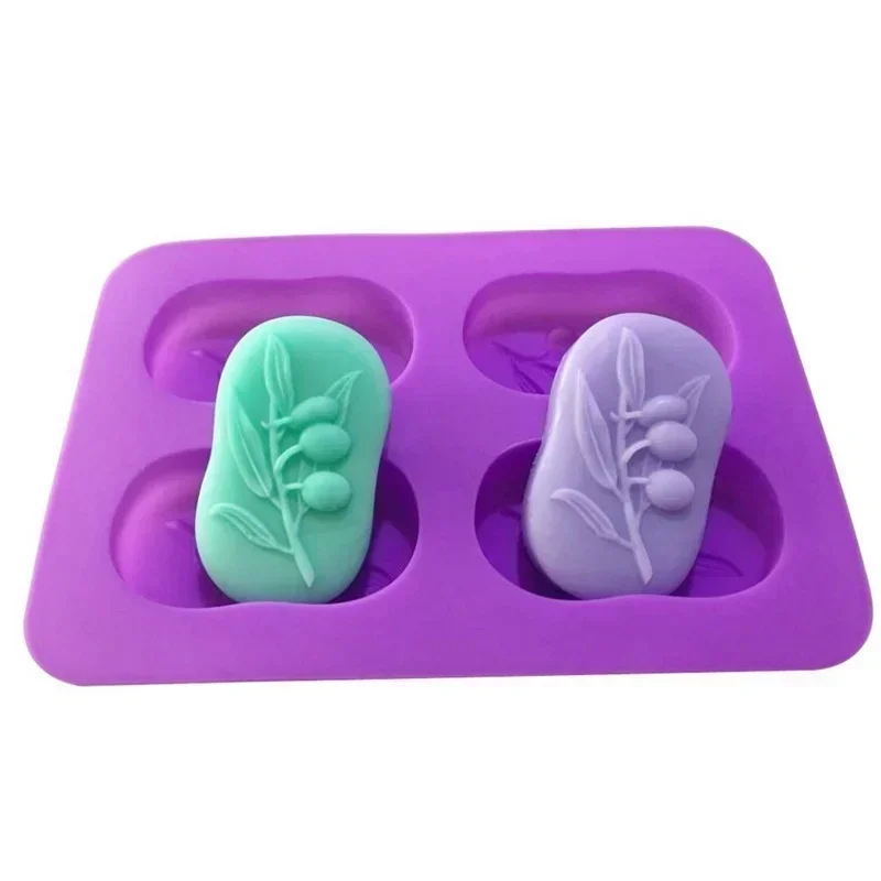 Leaf Silicone Soap Mold Handmade Soap Making Supplies Diy Plaster Resin Candle Material Kit Cake Baking Tools 2024