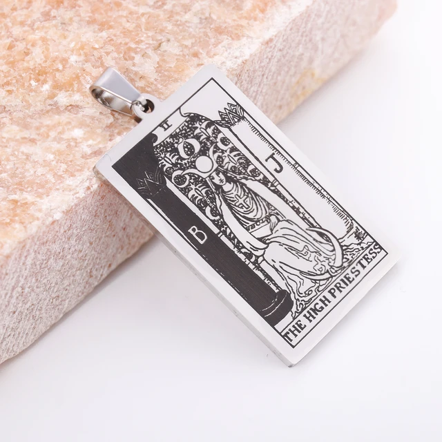 Ciondolo Tarocchi Rotante Con Occhio Onnisciente - Guida Spirituale E Intuizioni - Bronzo Mistico - Foto 5