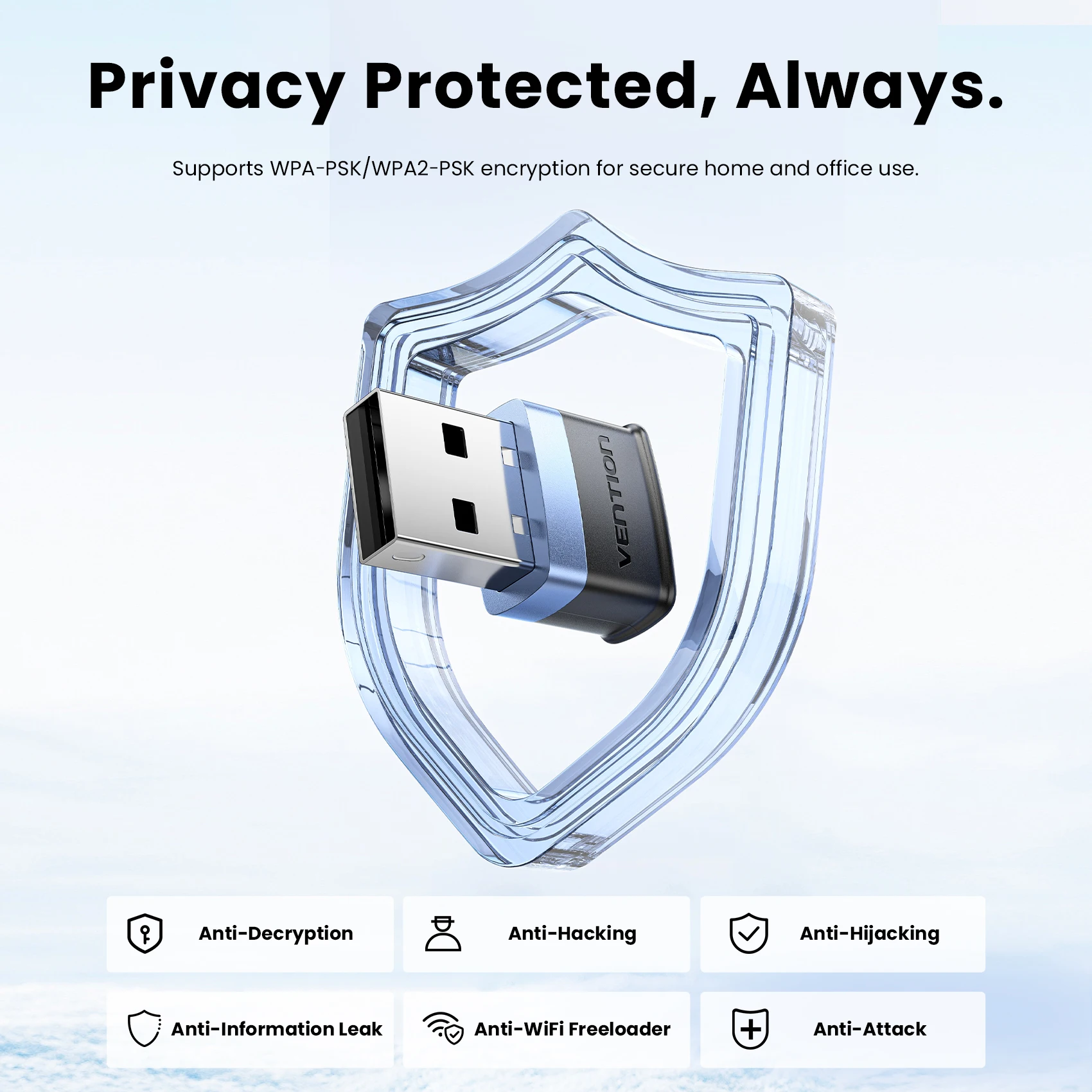 벤션 WiFi 6 USB 어댑터 AX900 무선 네트워크 카드 듀얼 밴드 2.4GHz 5GHz 동글 안테나 USB 와이파이 (윈도우 PC 노트북 11 10 호환)