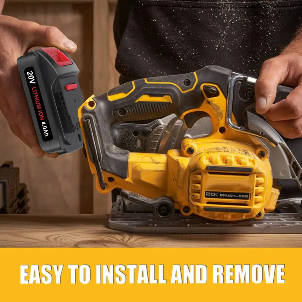 20V 4Ah Lithium Ion Battery Upgrade for DeWalt Tools