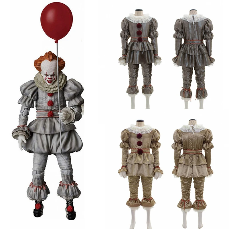 

Horror Joker Costume Set Stephen King's It Pennywise Men's Women's Cosplay Costumes Clown Uniform Unisex Gift Halloween