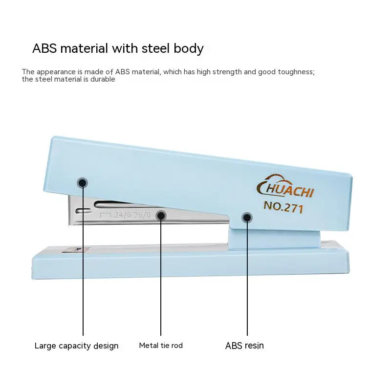Desk Binding Paper Stapler Book Binder Durable Colors Stationery Office Accessories Fashion Office & School Supplies push stapler,hand stapler,metal stapler,rotary stapler,dual mode stapler,rotatable stapler