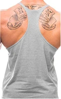 Débardeur de musculation pour hommes, vêtements de sport de marque, en coton respirant, gilets musculaires d'entraînement, chemise d'été sans manches à dos en Y 2