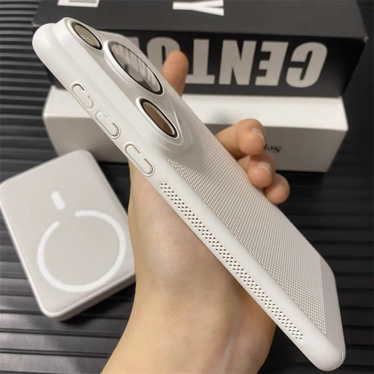 Enhanced Cooling Matte Heat Dissipation Breathable Shockproof Phone Case