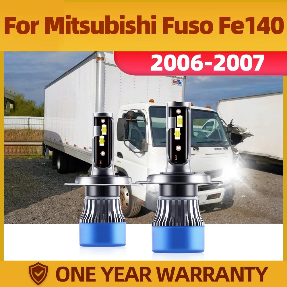

TEENRAM Truck Headlight Bulb Super Bright H4 Hi-Lo Beam Lamp Light 20000LM Truck Headlamp For Mitsubishi Fuso Fe140 2006-2007