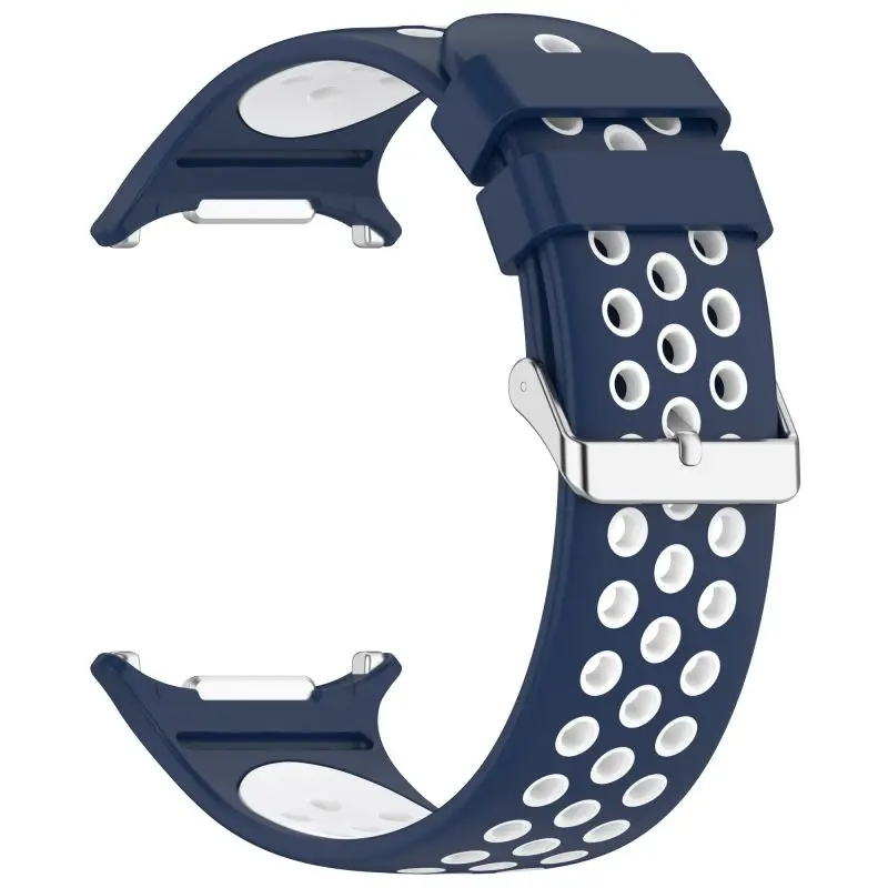 Dual-Tone Silicone Sports Strap Bracelet