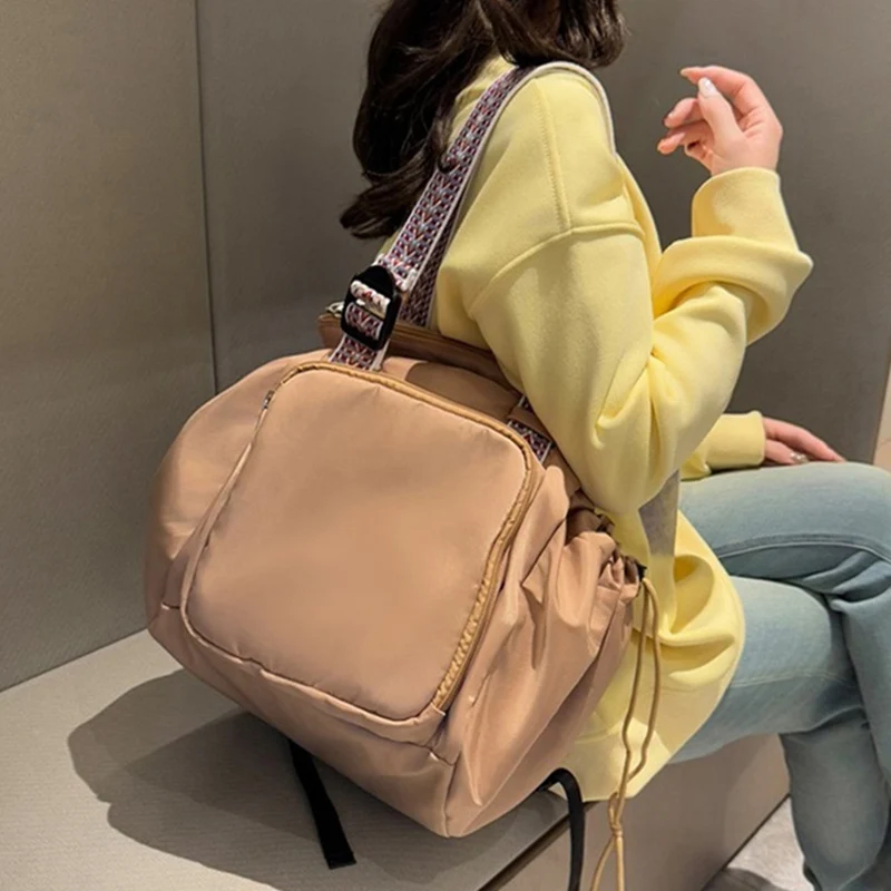 Travel Multiple Compartments Mummy Bag Shopping Cradle Duffel Bag Outdoor Camping Storage Handbag Large Fashion Luggage Backpack