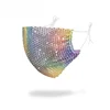 Hot Sale Color Rhinestone Mask Personality Color Diamond Internet Celebrity Flash Diamond Fashion Mask Female Breathable 3