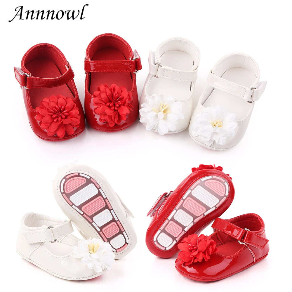NewbornBabyGirlCasualShoesToddlerMoccasinsPrincessCuteFlower