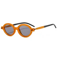 Gafas De Sol Hombre – lunettes De soleil rondes Vintage pour femmes, marque De luxe, UV400, pour hommes, haute qualité 5