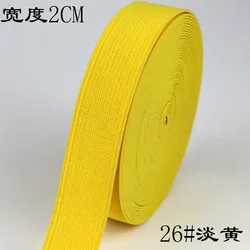 Multi - Color Elastic Band for Sewing, Crafting, and Lace Decoration (Gold Yellow)