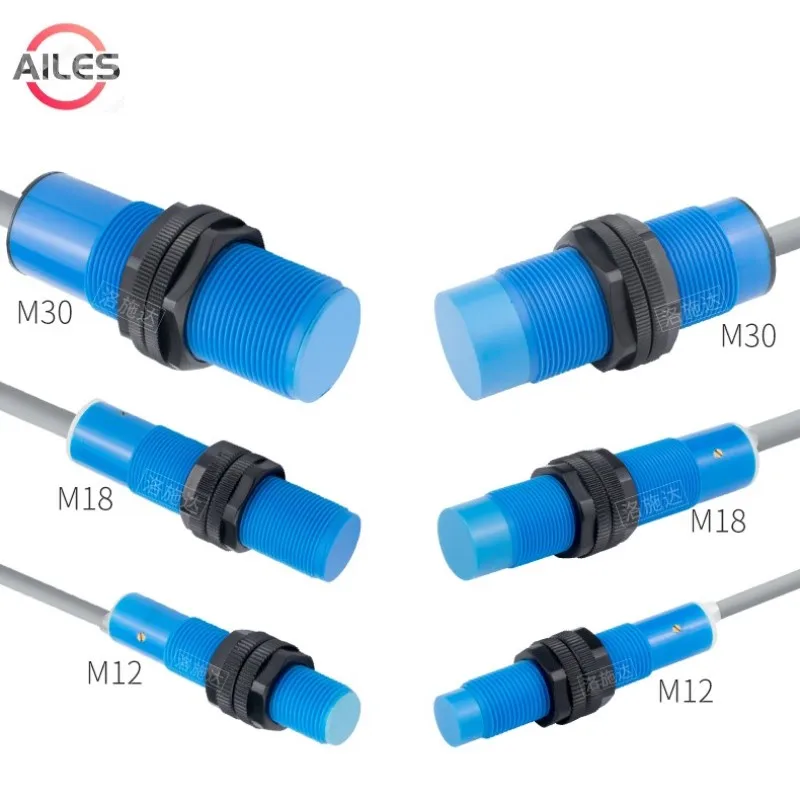 Sensor Capacitivo Interruptor de Proximidade com ce Npn Pnp Nenhum nc Ip67 à Prova Dip67 Água pc Pbt Material Alta Qualidade M12 M18 M30